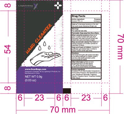 Dosage (Lightning X Hand Cleanser)
